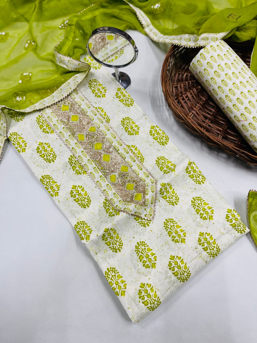 Pure jaipuri party cotton suit – Aur Dikhao