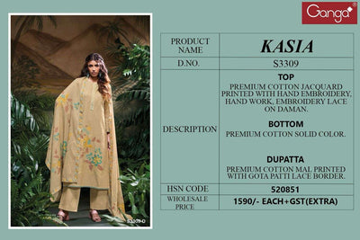 Premium ganga brand Cotton suit