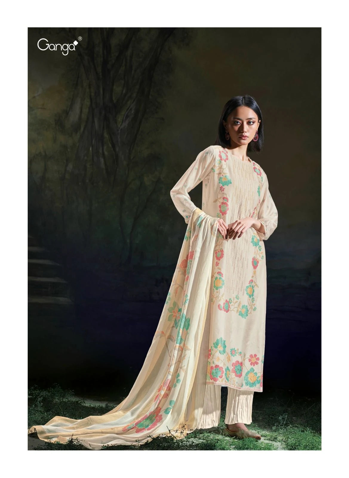 Premium ganga brand silk suit