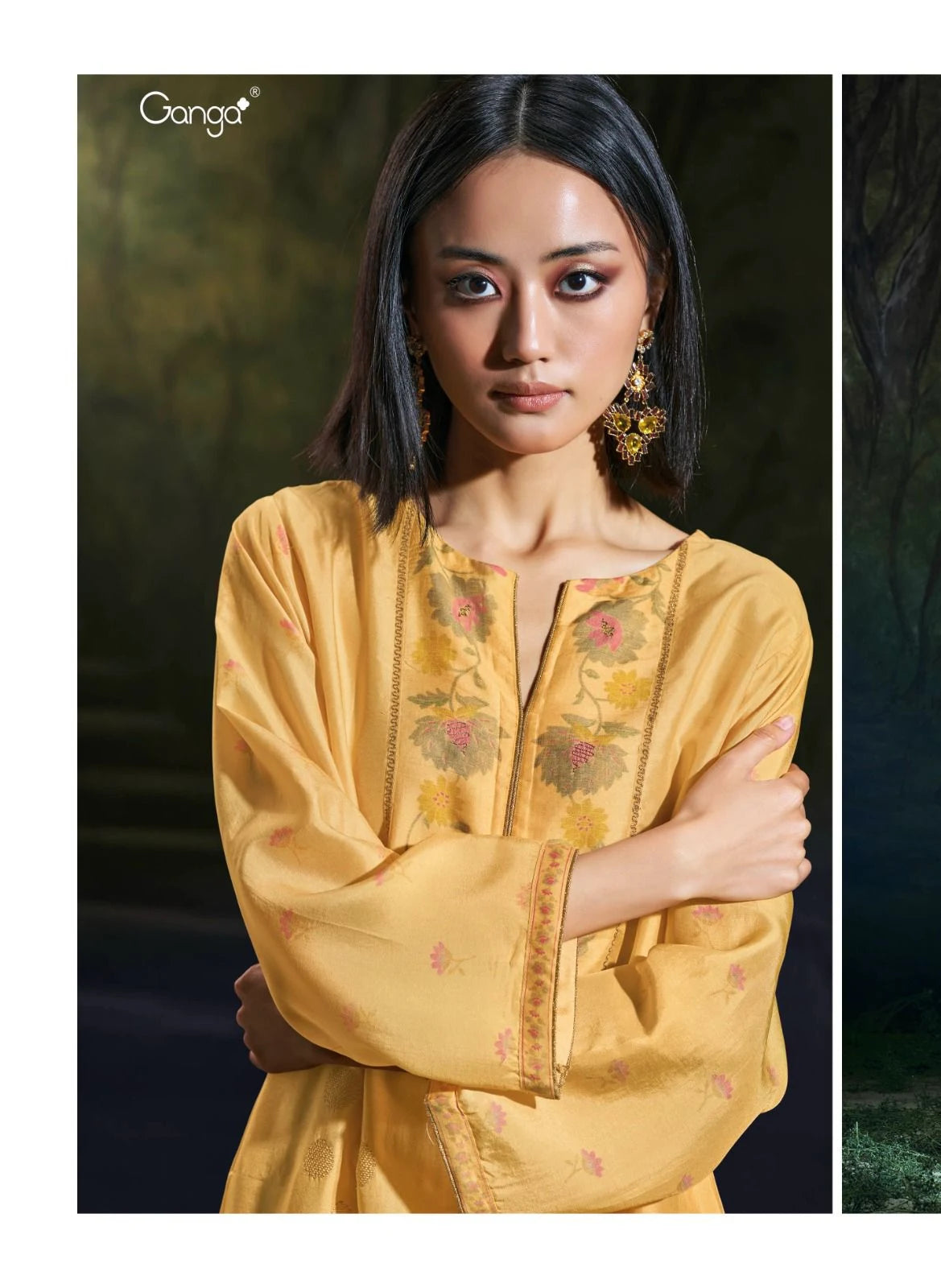 Premium ganga brand silk suit