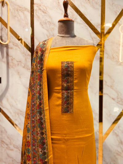 Premium kashmiri  Pashmina kani print Suit