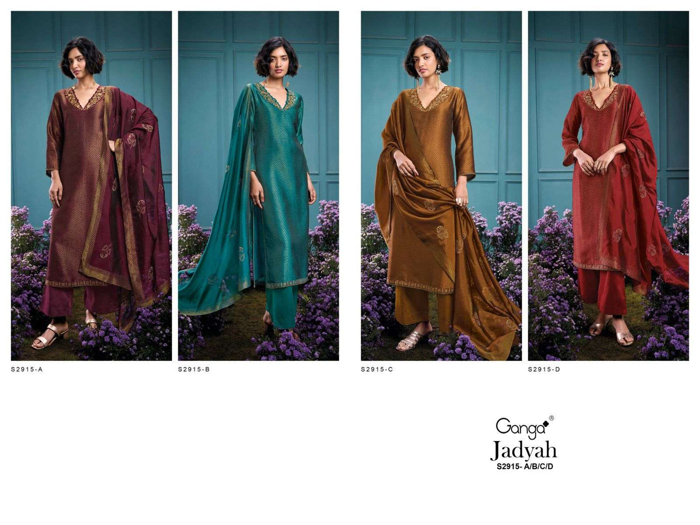 Premium ganga brand silk suit
