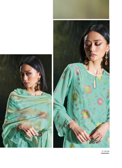Premium ganga brand silk suit