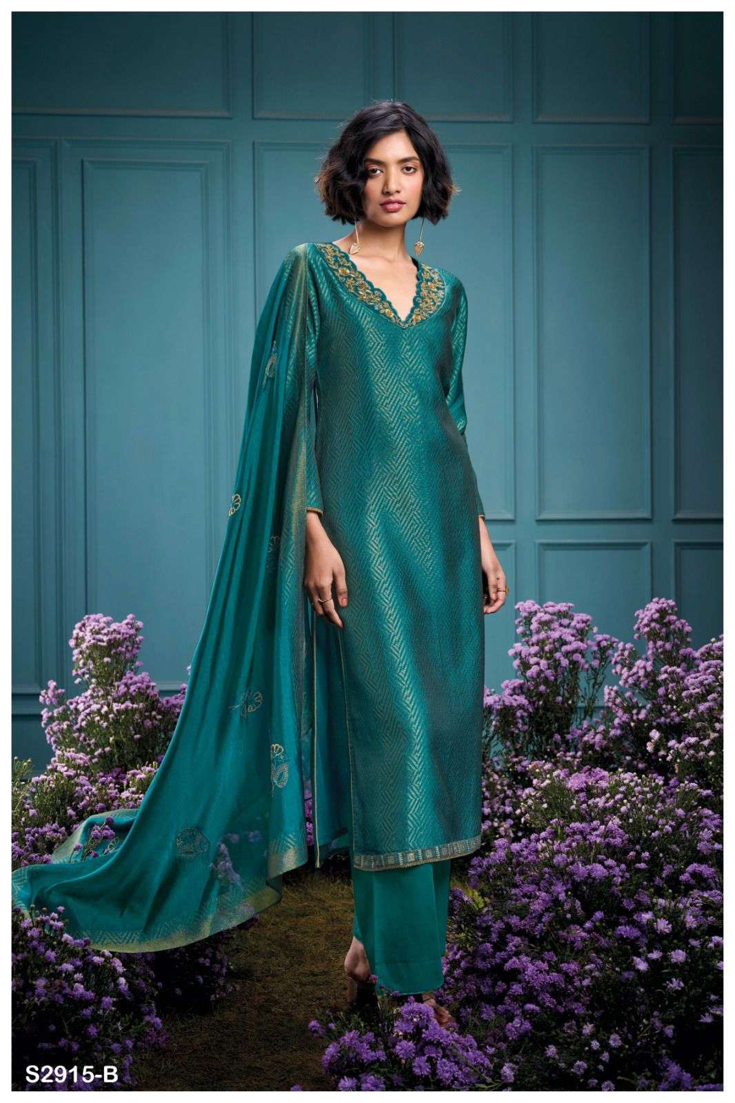 Premium ganga brand silk suit