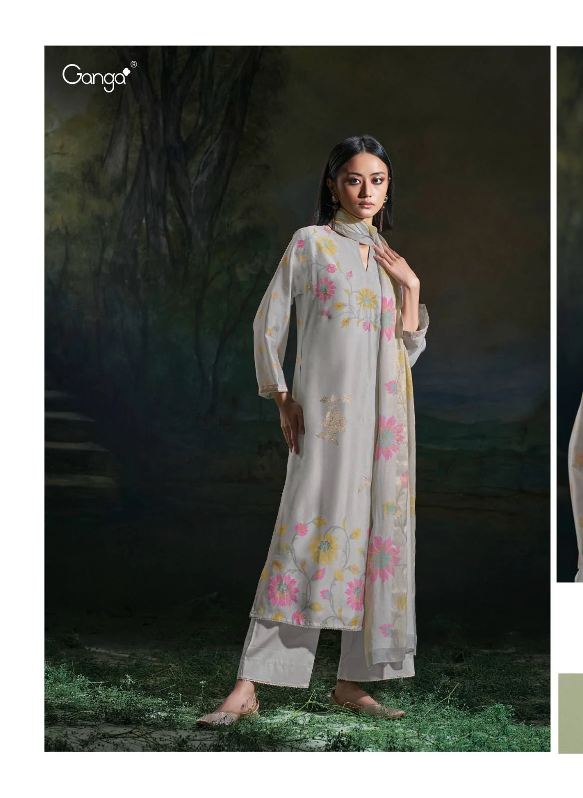 Premium ganga brand silk suit