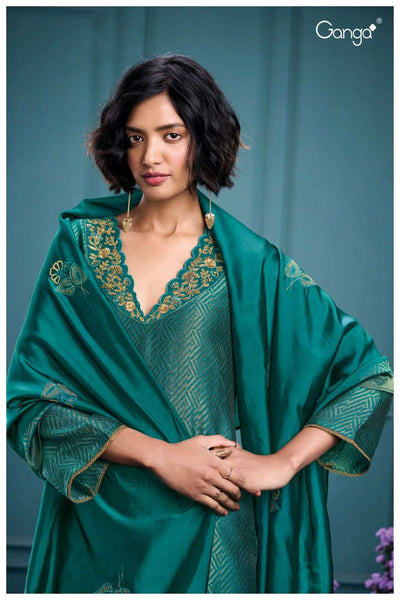 Premium ganga brand silk suit