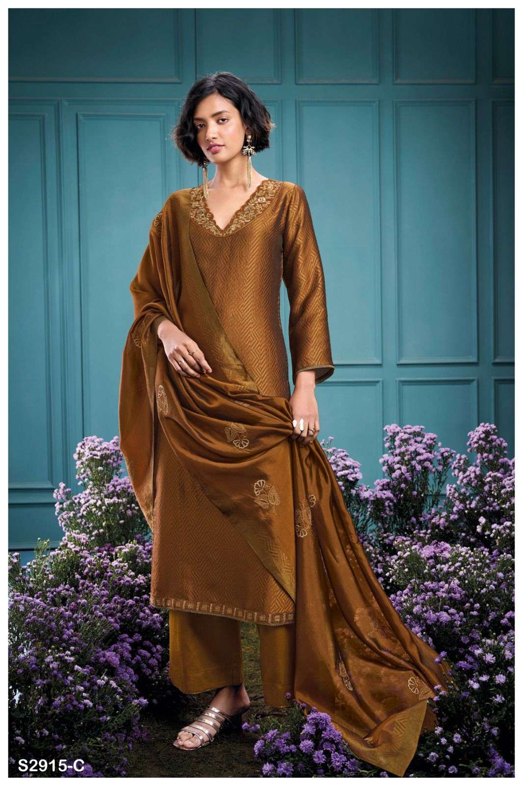 Premium ganga brand silk suit