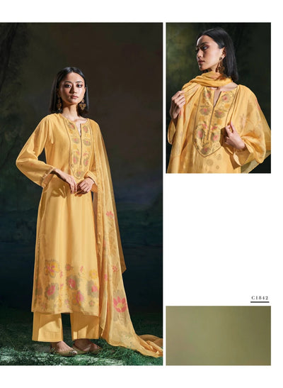 Premium ganga brand silk suit