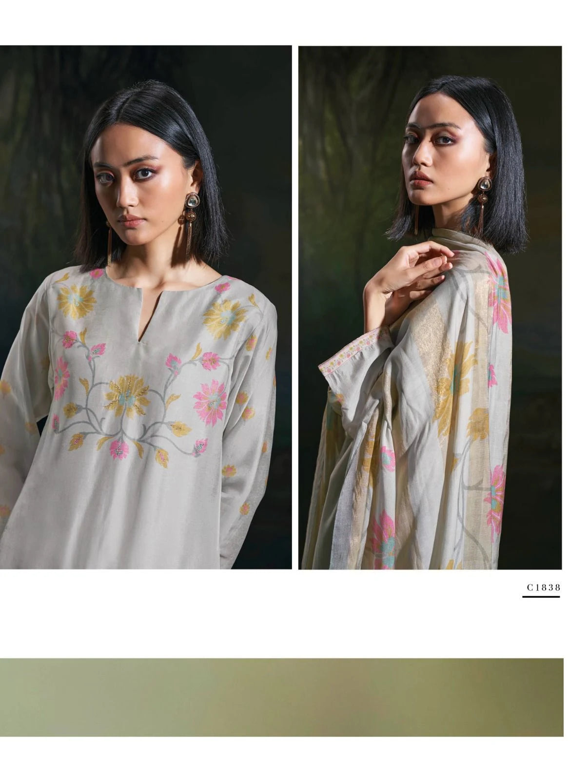 Premium ganga brand silk suit