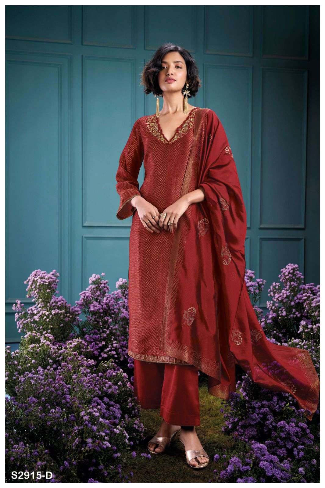 Premium ganga brand silk suit