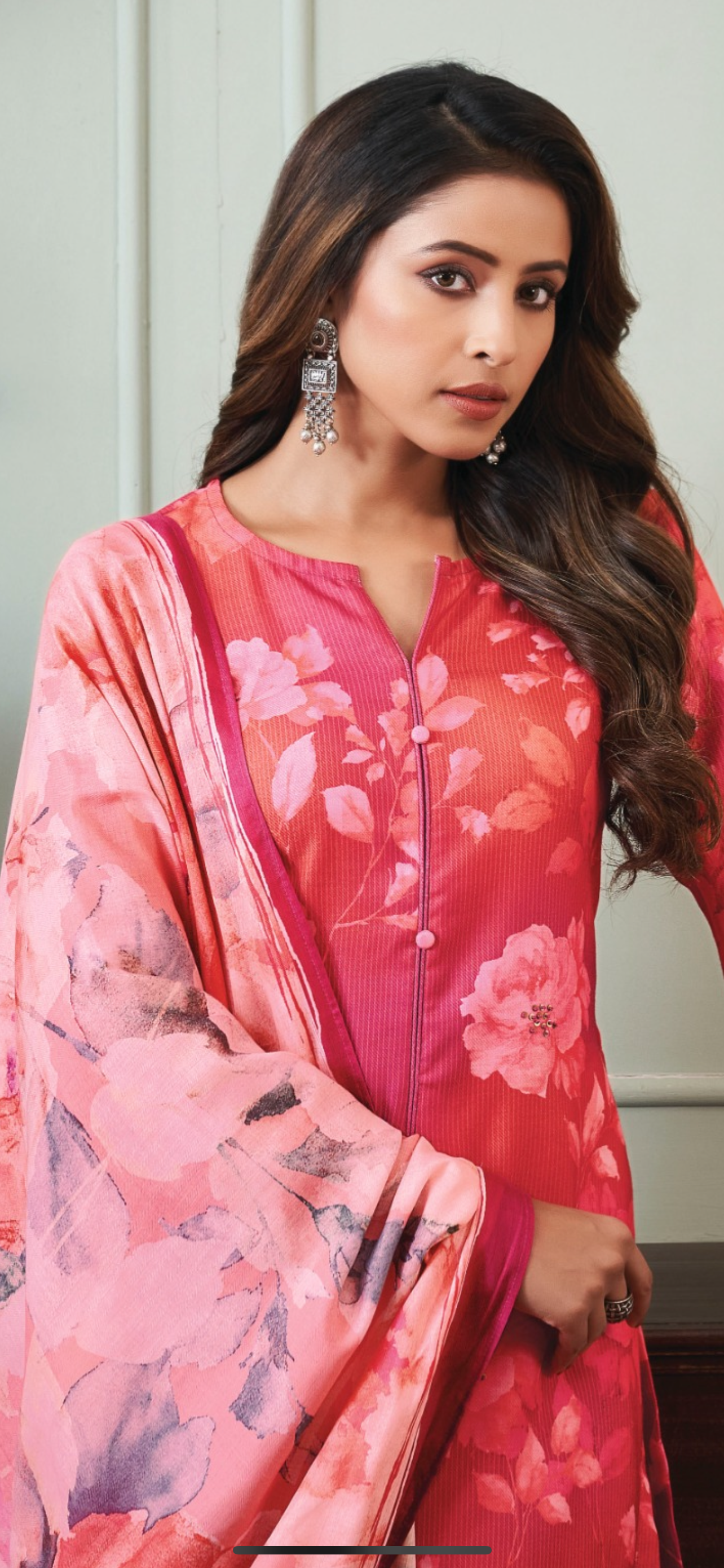 Premium Esta Brand Pashmina print Suit