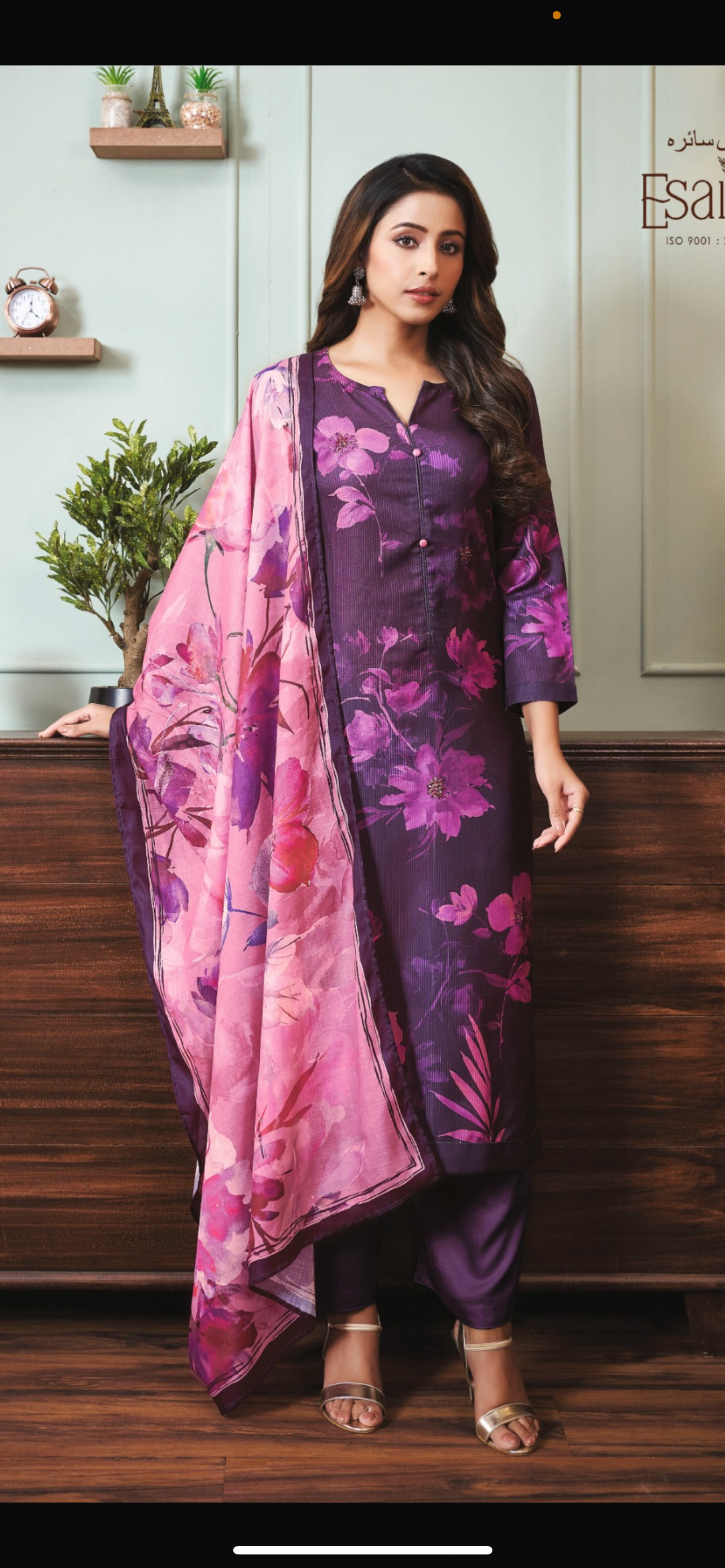 Premium Esta Brand Pashmina print Suit