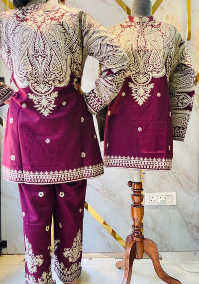 Premium winter 🥶 kani weav cord set