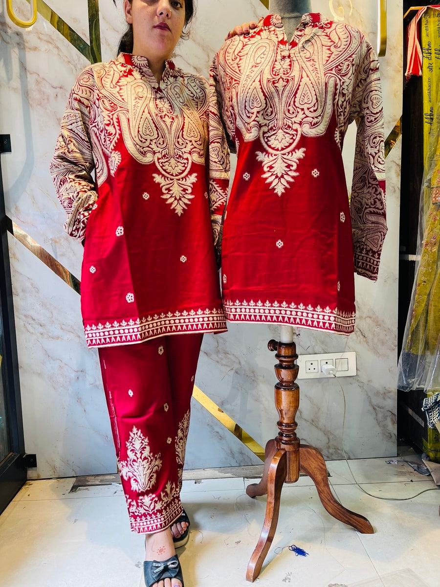 Premium winter 🥶 kani weav cord set