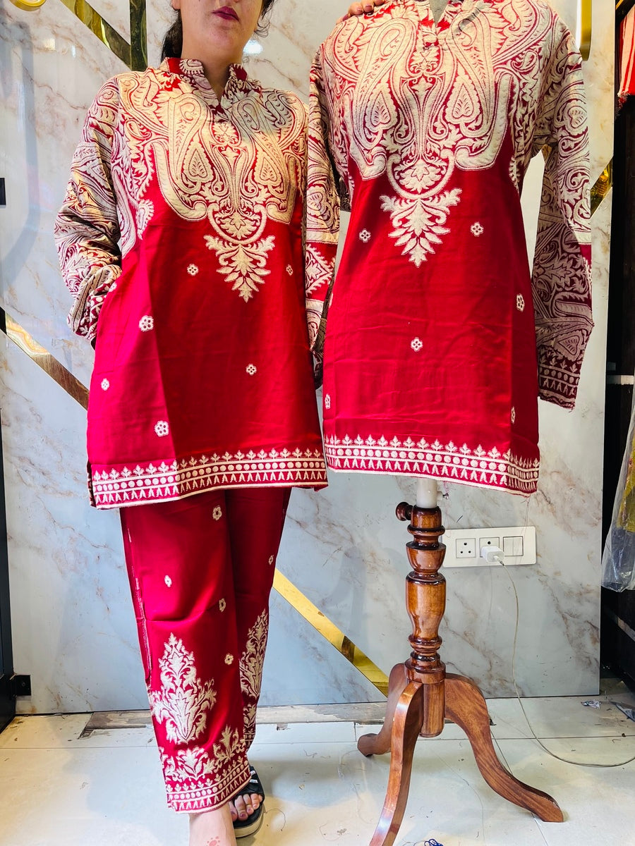 Premium winter 🥶 kani weav cord set