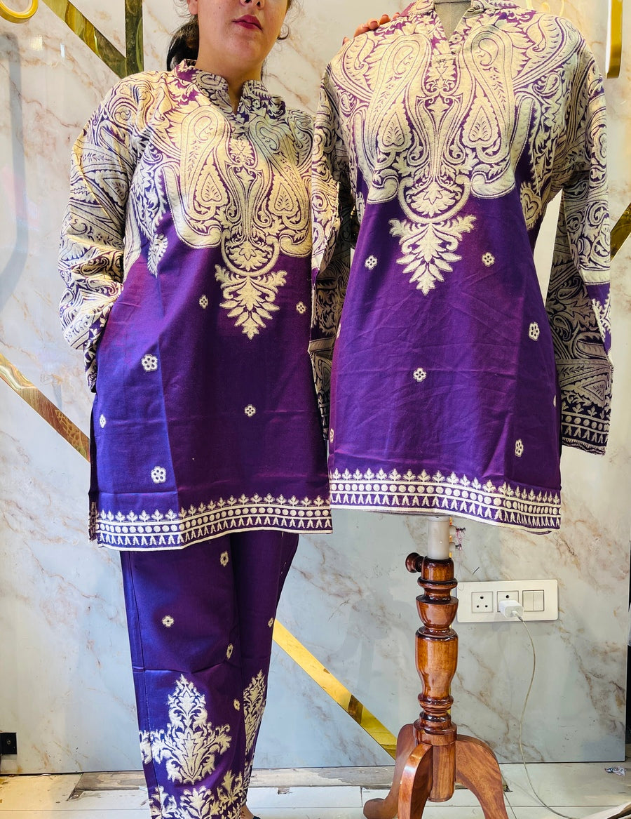 Premium winter 🥶 kani weav cord set