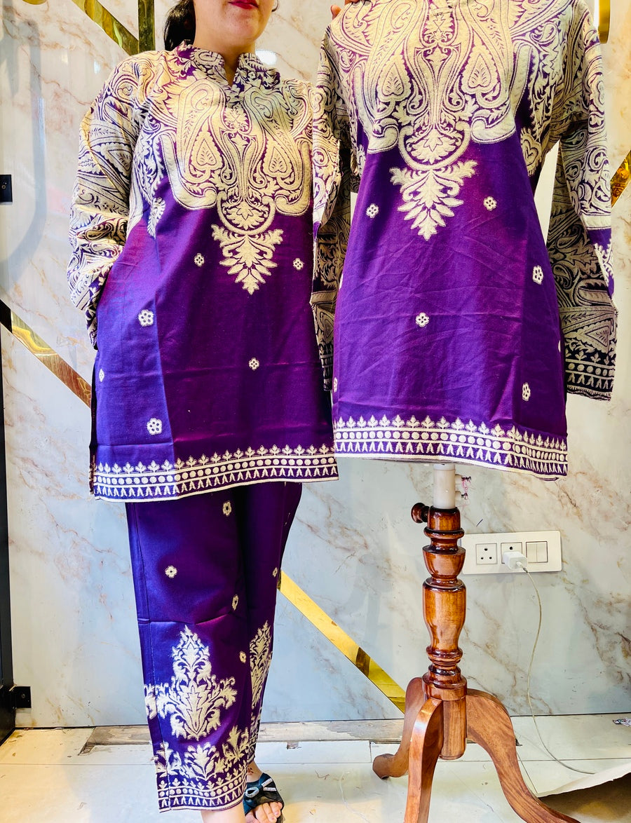 Premium winter 🥶 kani weav cord set