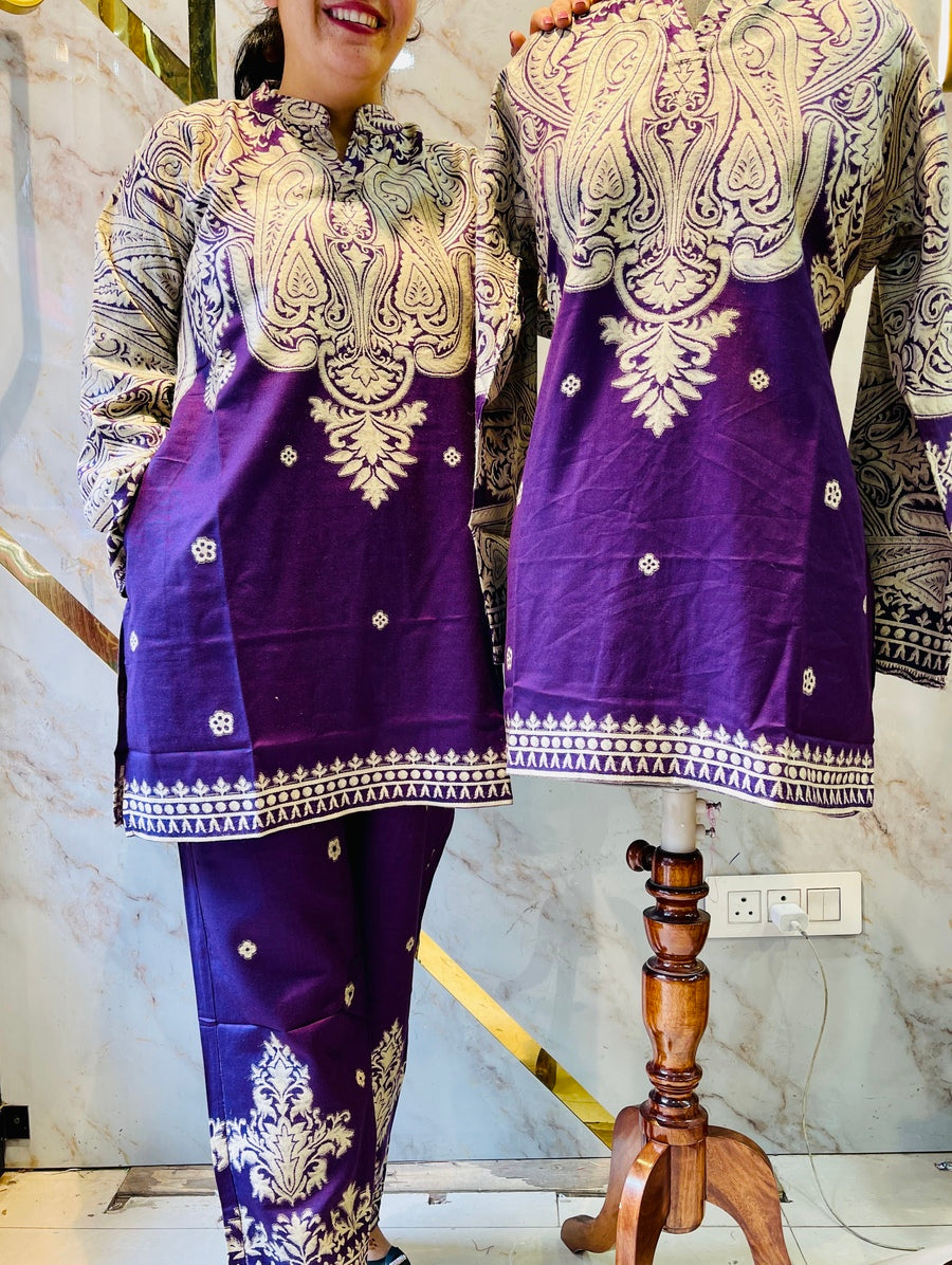 Premium winter 🥶 kani weav cord set