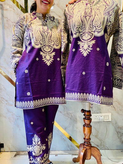 Premium winter 🥶 kani weav cord set