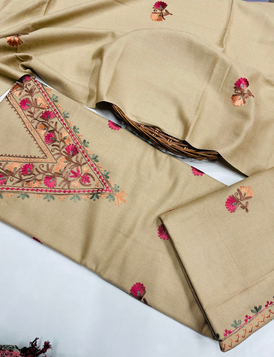 Kashmiri 🥶 winter pure suit (💯%handmade )