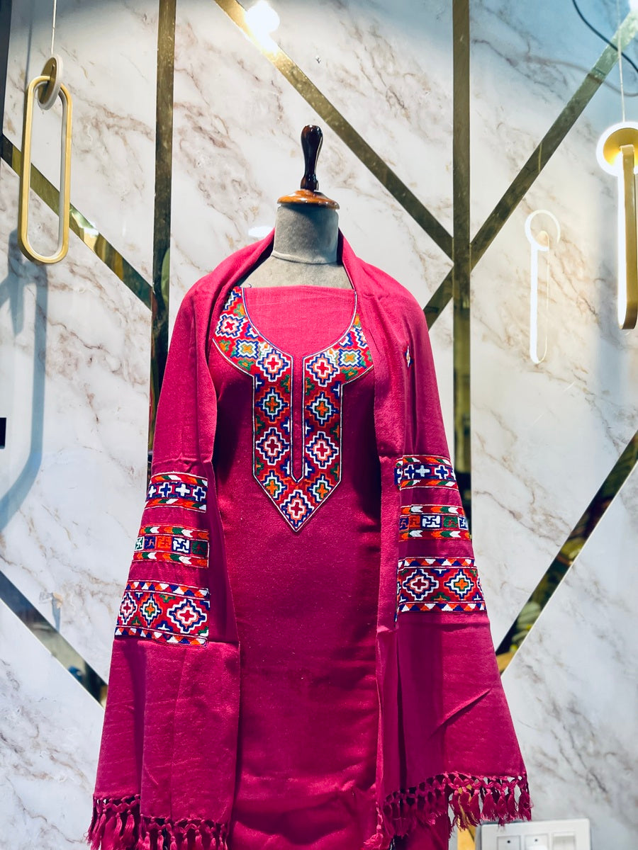 Pure winter 🥶 kinnauri temple 🛕 (hand made ) suit