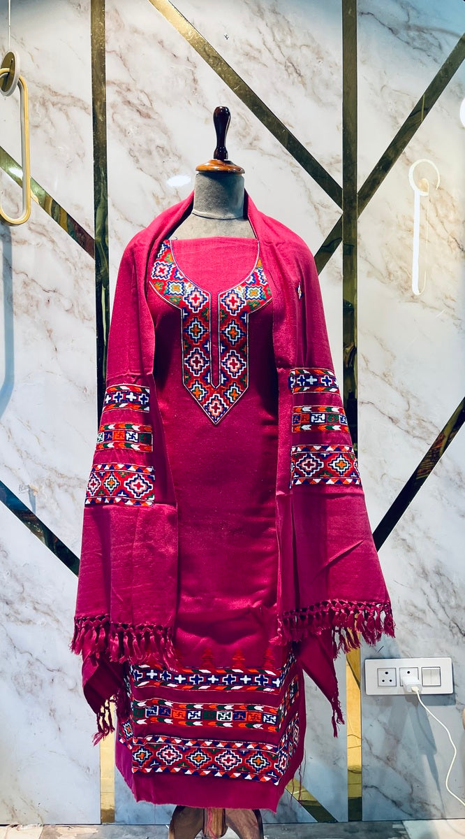 Pure winter 🥶 kinnauri temple 🛕 (hand made ) suit