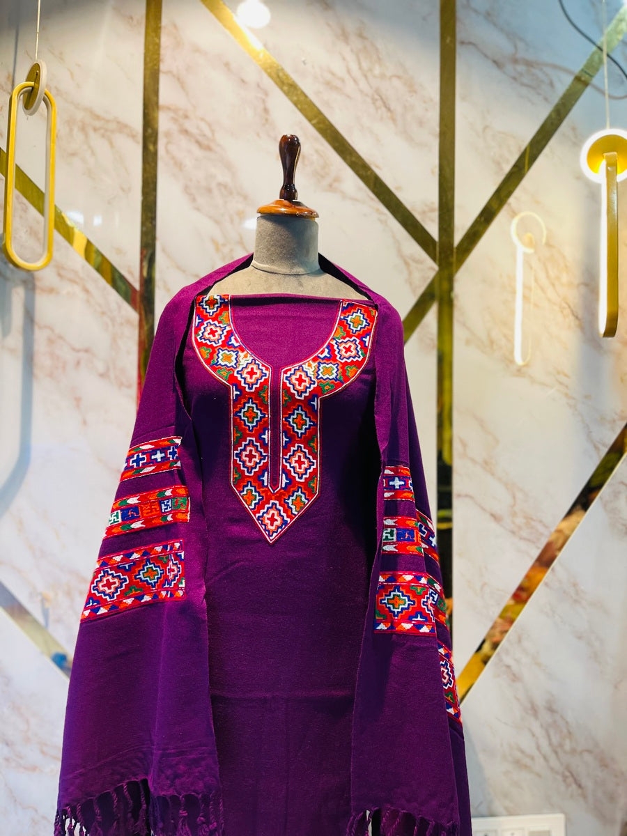 Pure winter 🥶 kinnauri temple 🛕 (hand made ) suit