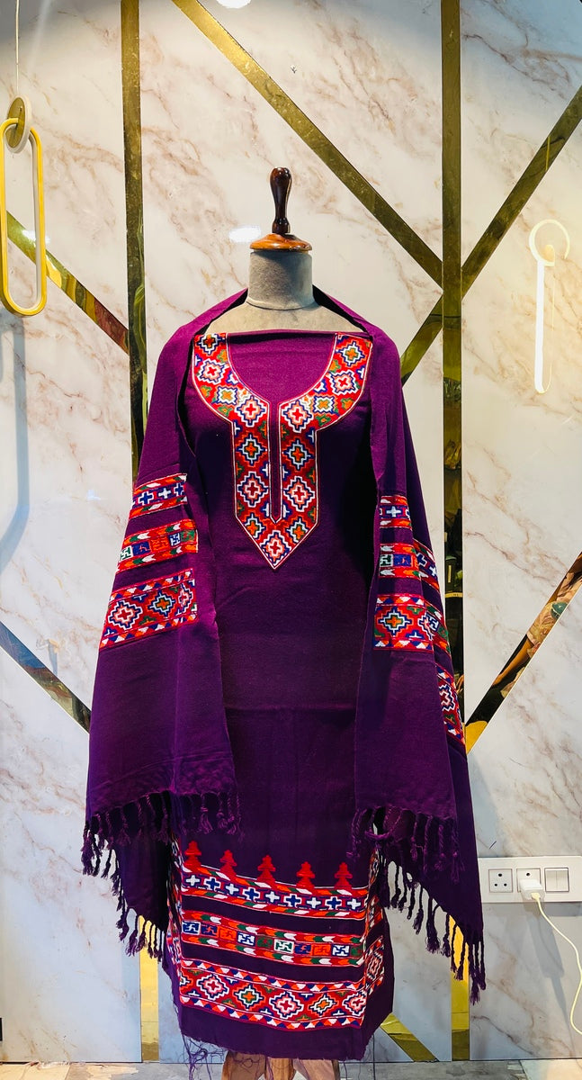 Pure winter 🥶 kinnauri temple 🛕 (hand made ) suit