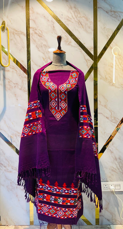 Pure winter 🥶 kinnauri temple 🛕 (hand made ) suit