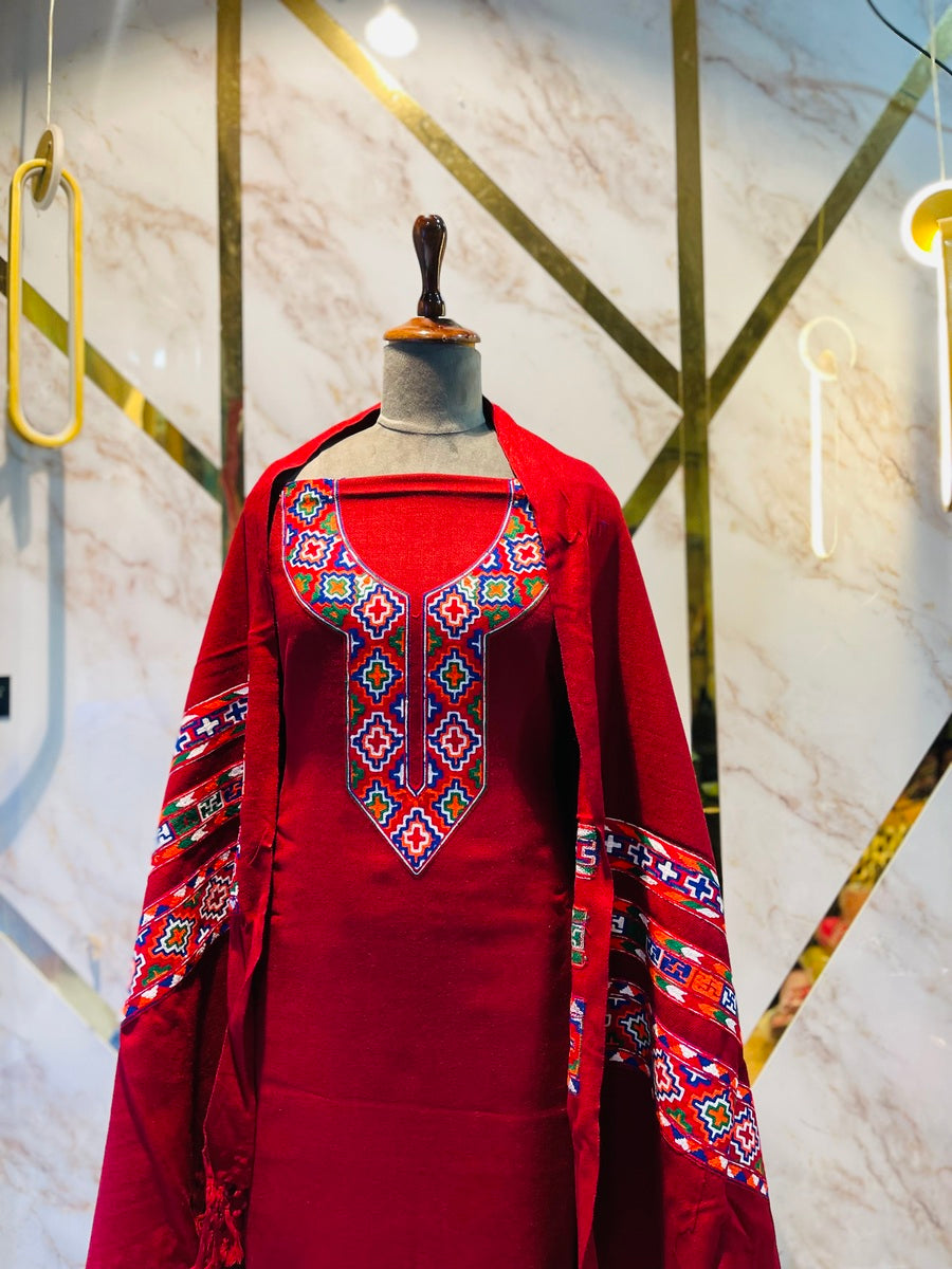 Pure winter 🥶 kinnauri temple 🛕 (hand made ) suit