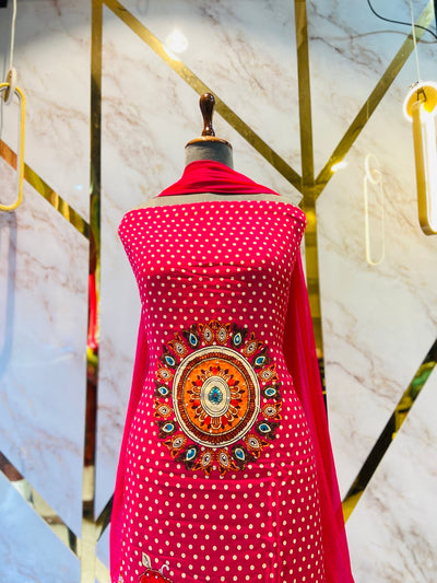 Party wear maslin suit❤