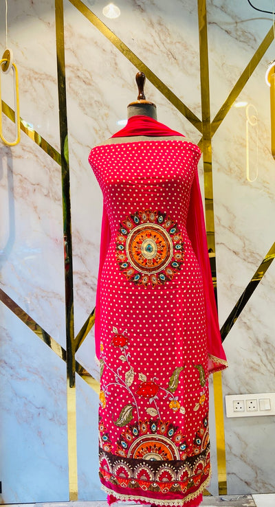 Party wear maslin suit❤