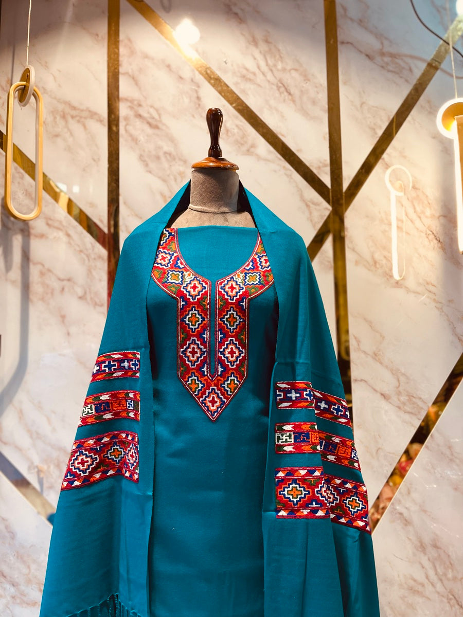 Pure winter 🥶 kinnauri temple 🛕 (hand made ) suit