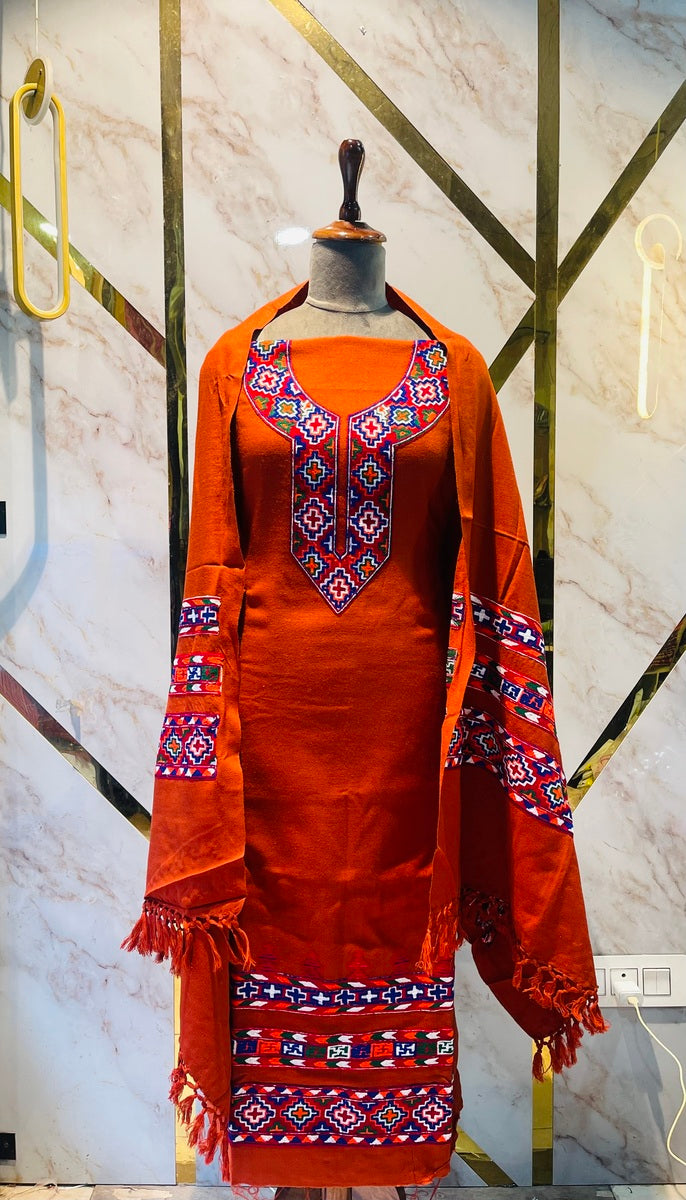 Pure winter 🥶 kinnauri temple 🛕 (hand made ) suit