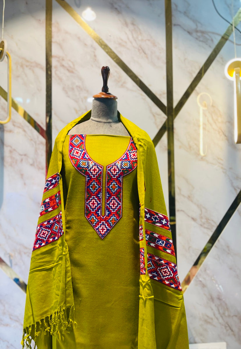 Pure winter 🥶 kinnauri temple 🛕 (hand made ) suit