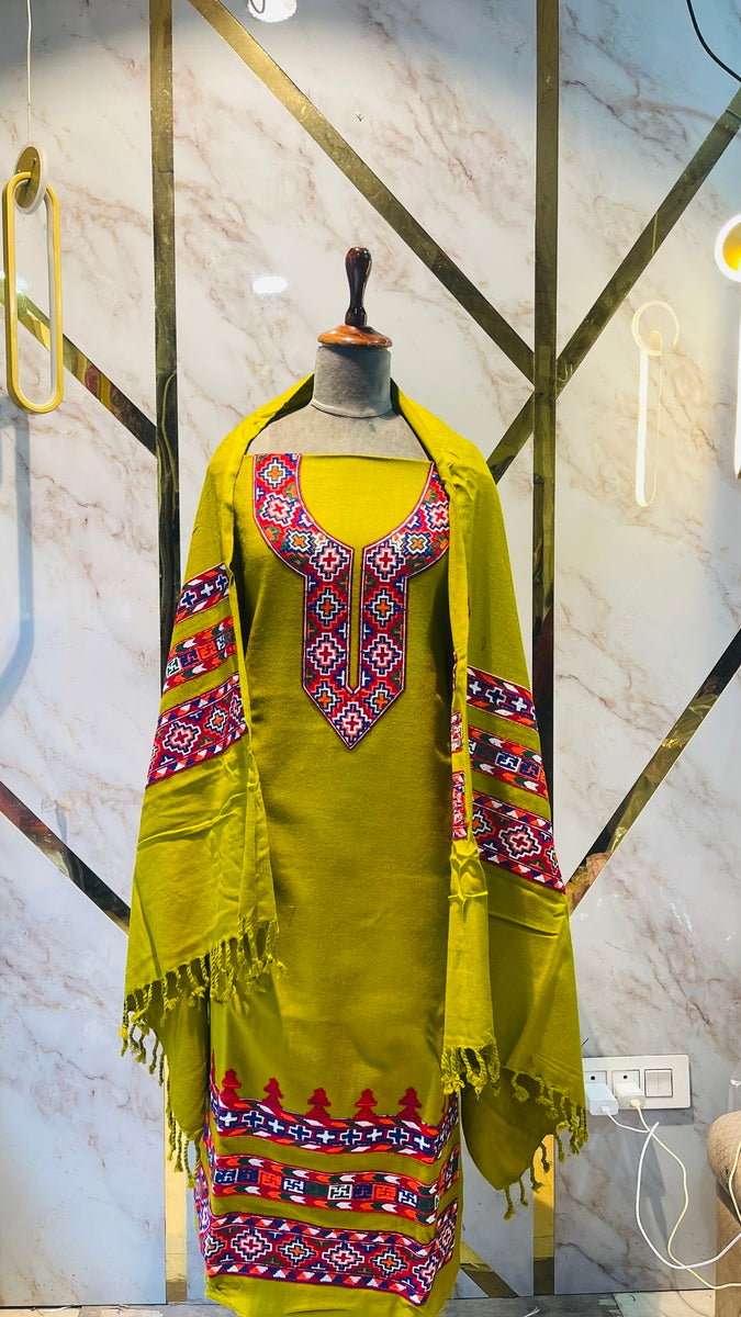 Pure winter 🥶 kinnauri temple 🛕 (hand made ) suit