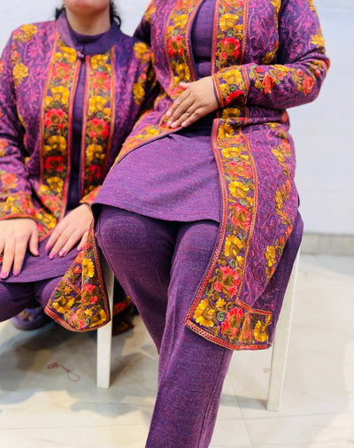 Beautiful Kashmiri winter 🥶 Ready made jacket suit