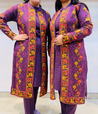 Beautiful Kashmiri winter 🥶 Ready made jacket suit