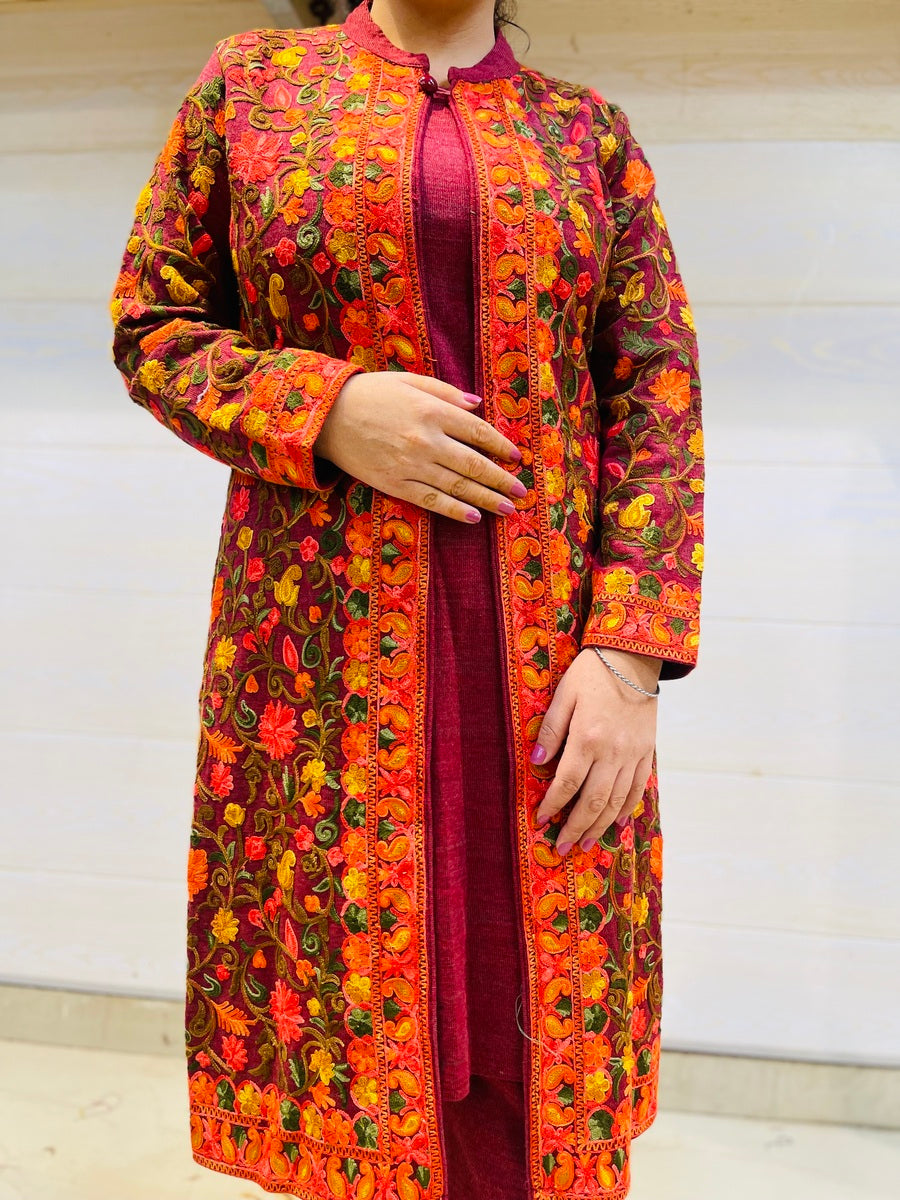 Beautiful Kashmiri winter 🥶 Ready made jacket suit