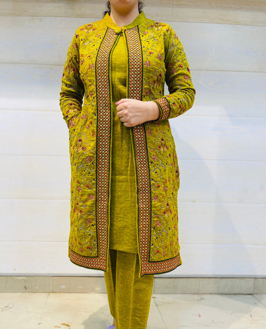 Beautiful Kashmiri winter 🥶 Ready made jacket suit