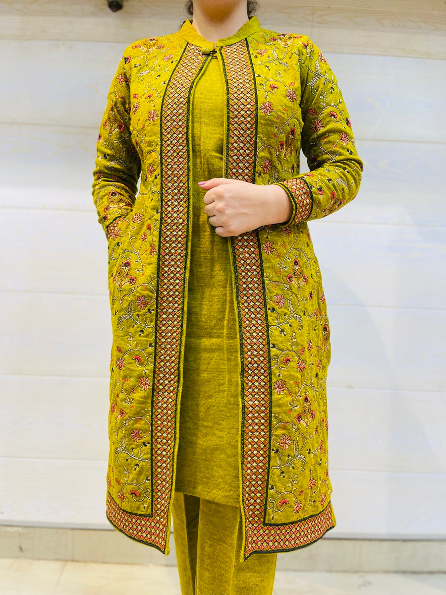 Beautiful Kashmiri winter 🥶 Ready made jacket suit