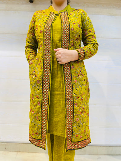 Beautiful Kashmiri winter 🥶 Ready made jacket suit