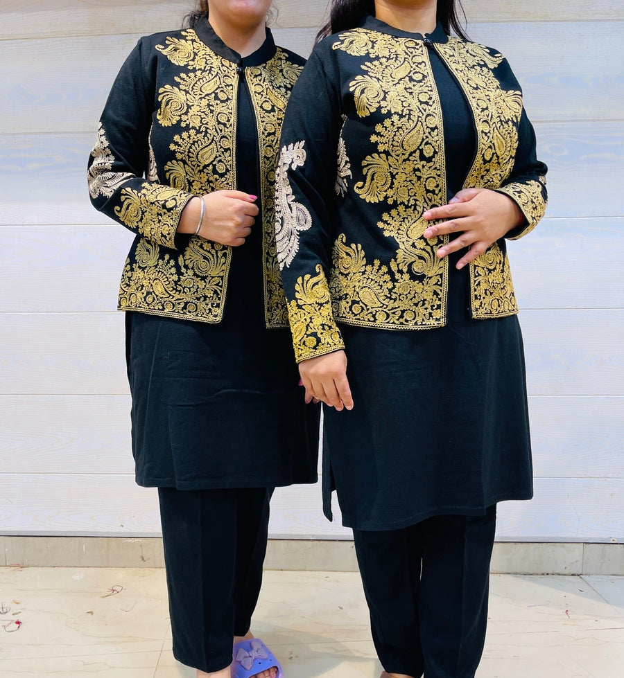 Beautiful Kashmiri winter 🥶 Ready made jacket suit