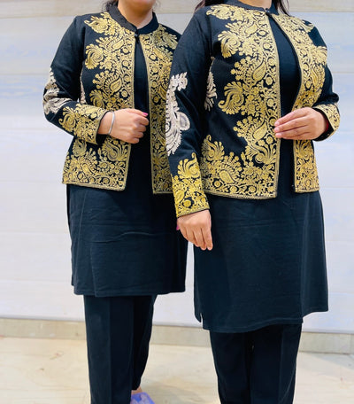 Beautiful Kashmiri winter 🥶 Ready made jacket suit
