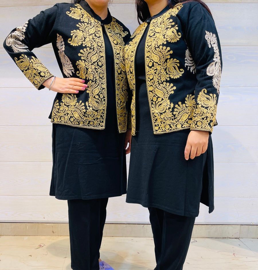 Beautiful Kashmiri winter 🥶 Ready made jacket suit