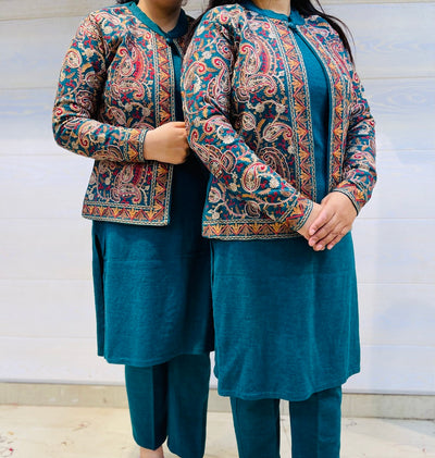 Beautiful Kashmiri winter 🥶 Ready made jacket suit