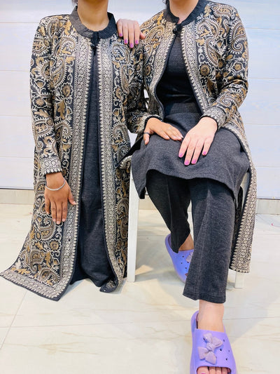 Beautiful Kashmiri winter 🥶 Ready made jacket suit