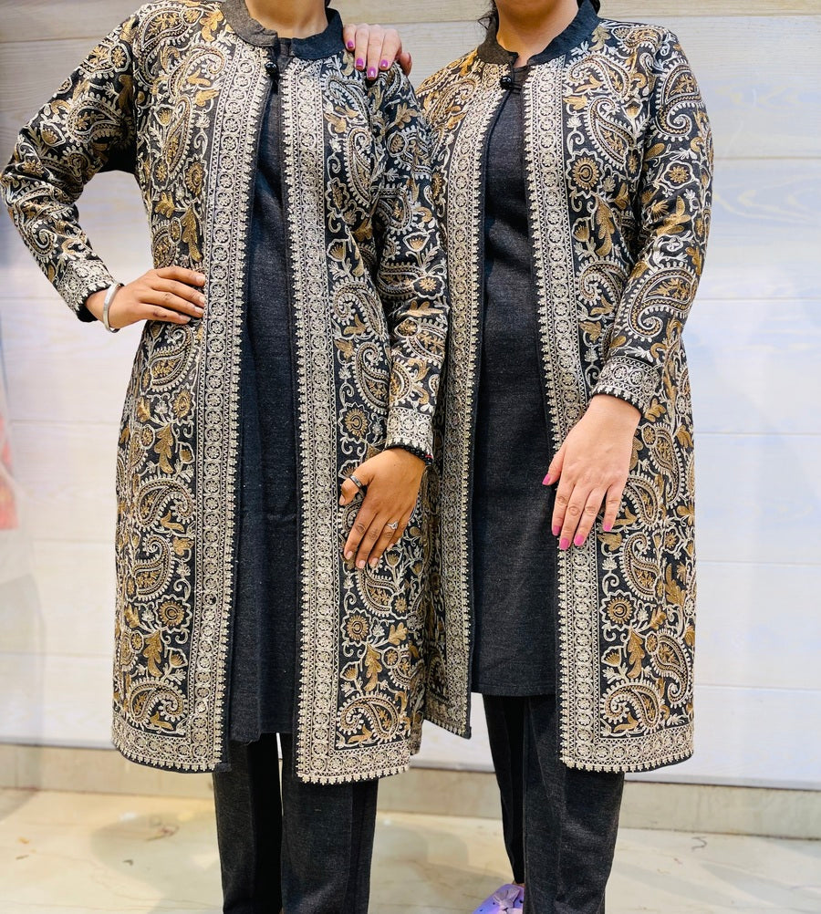 Beautiful Kashmiri winter 🥶 Ready made jacket suit