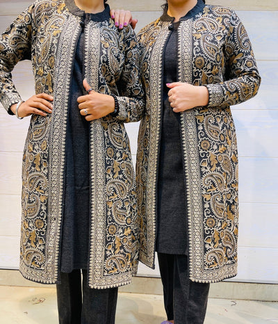 Beautiful Kashmiri winter 🥶 Ready made jacket suit