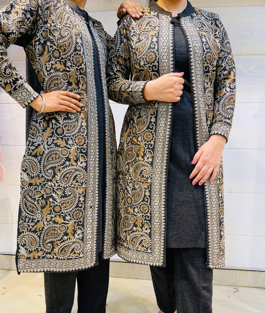 Beautiful Kashmiri winter 🥶 Ready made jacket suit